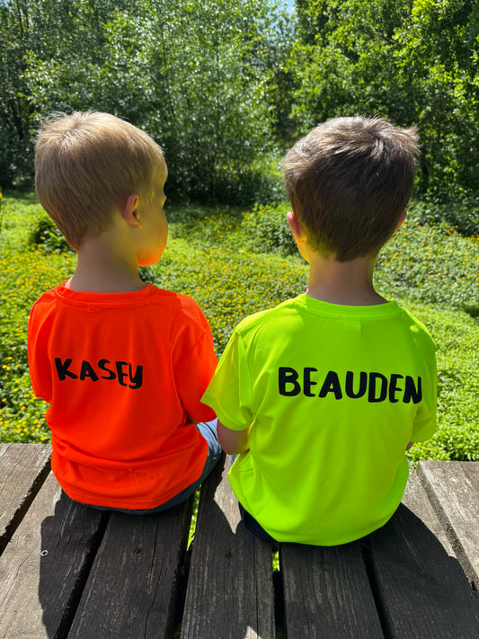 Neon Kids T Shirt - Wild Beausey Design